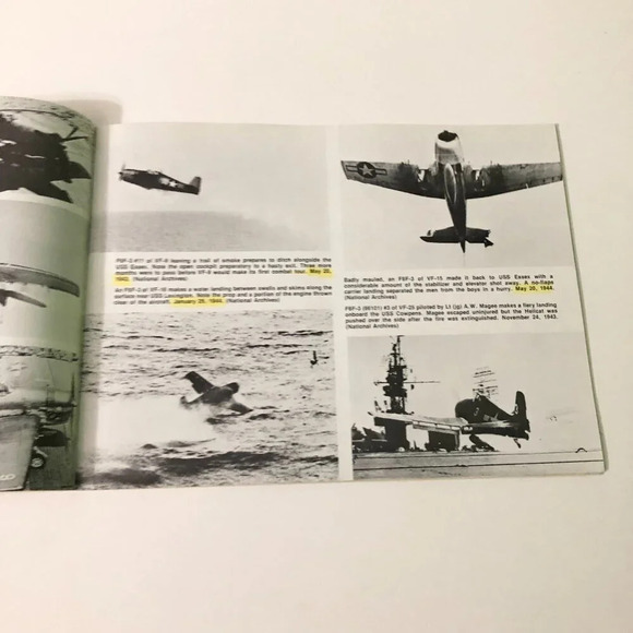 Squadron Signal Publication In Action F6F Hellcat Aircraft Book - Picture 13 of 15